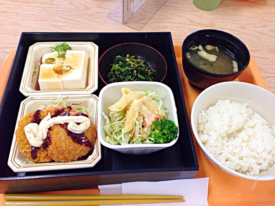 カレーコロッケとチキンカツ他(^O^)／|すかラインさん