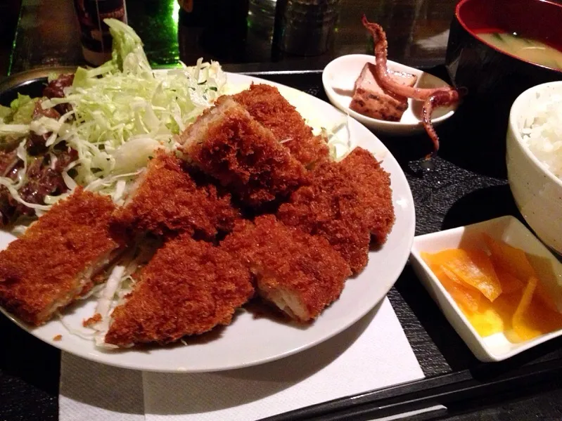 まぐろメンチカツ定食|chan mitsuさん