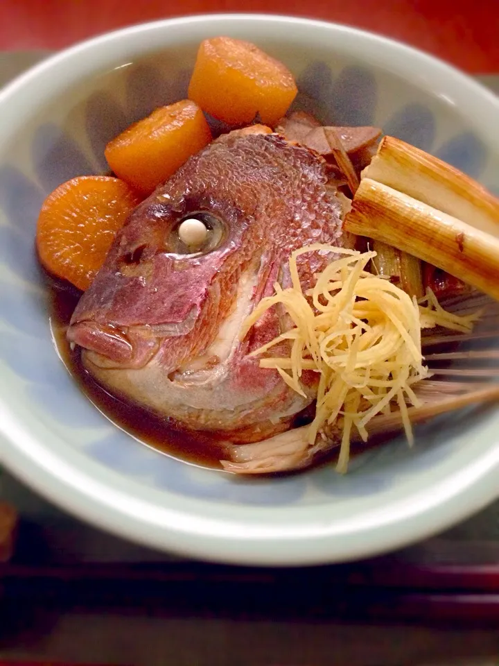 Simmered Sea bream &radish🐟真鯛･お頭と大根の煮付け|🌈Ami🍻さん