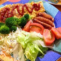 Snapdishの料理写真:野菜たっぷり朝ごはん|星野美玲さん