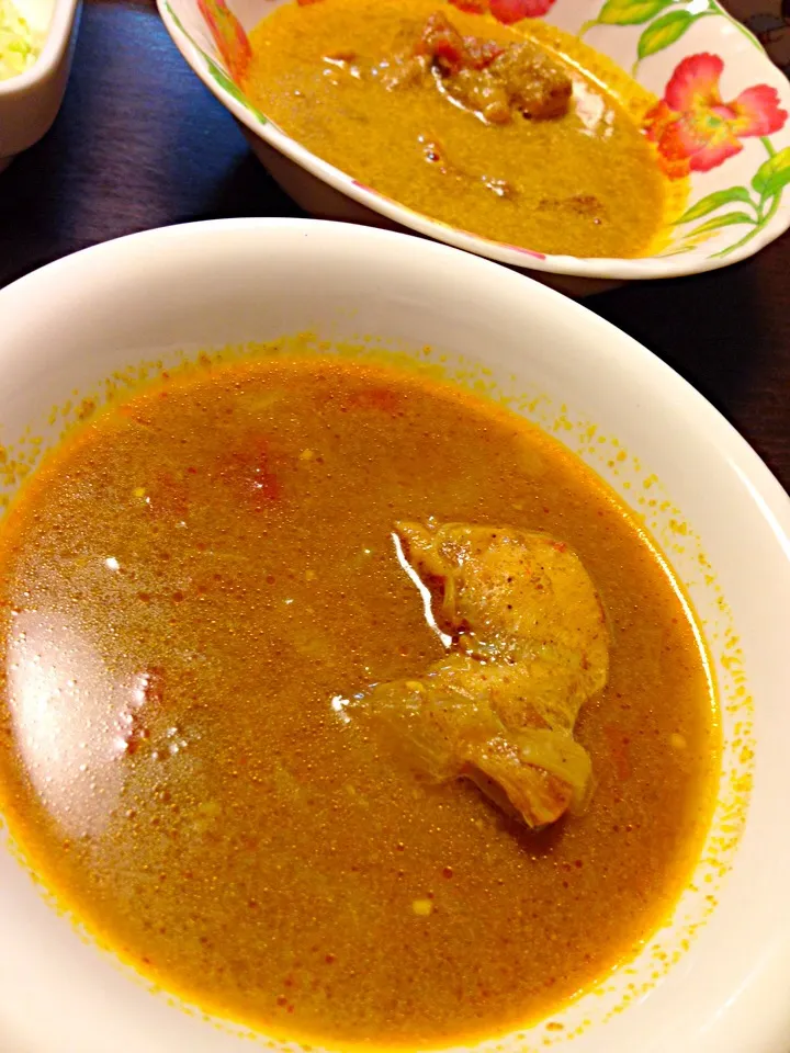 Snapdishの料理写真:病みつきインドチキンカレー|IGGYさん