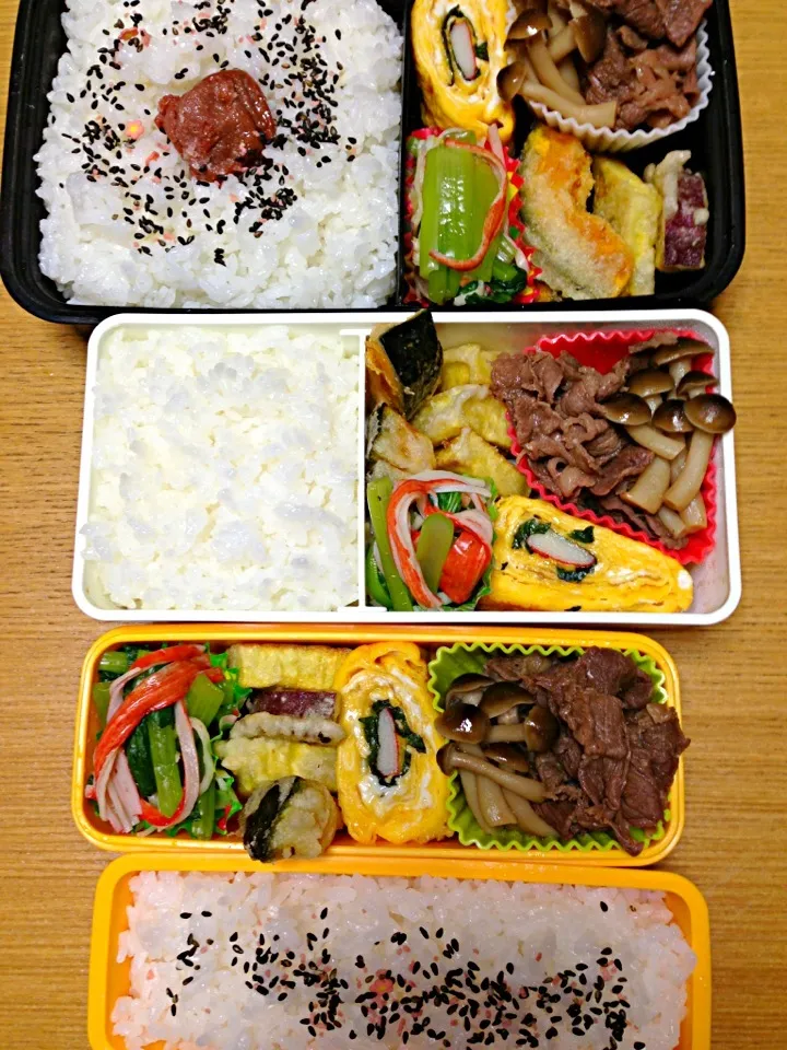 １０月２２日三人弁当|川上千尋さん