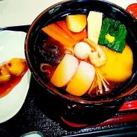 Snapdishの料理写真:追分団子屋さんできしめんランチ|Miyuki Araiさん