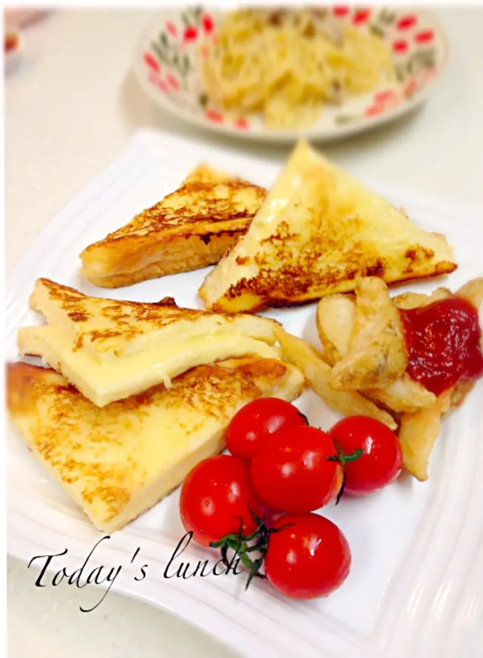 チーズ入りメープルフレンチトースト♡|♡♡♡ルン♡♡♡さん