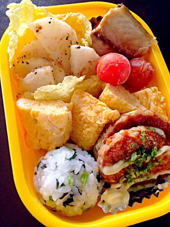 My弁当✳︎長芋入りお好み焼き風|あず☆彡さん