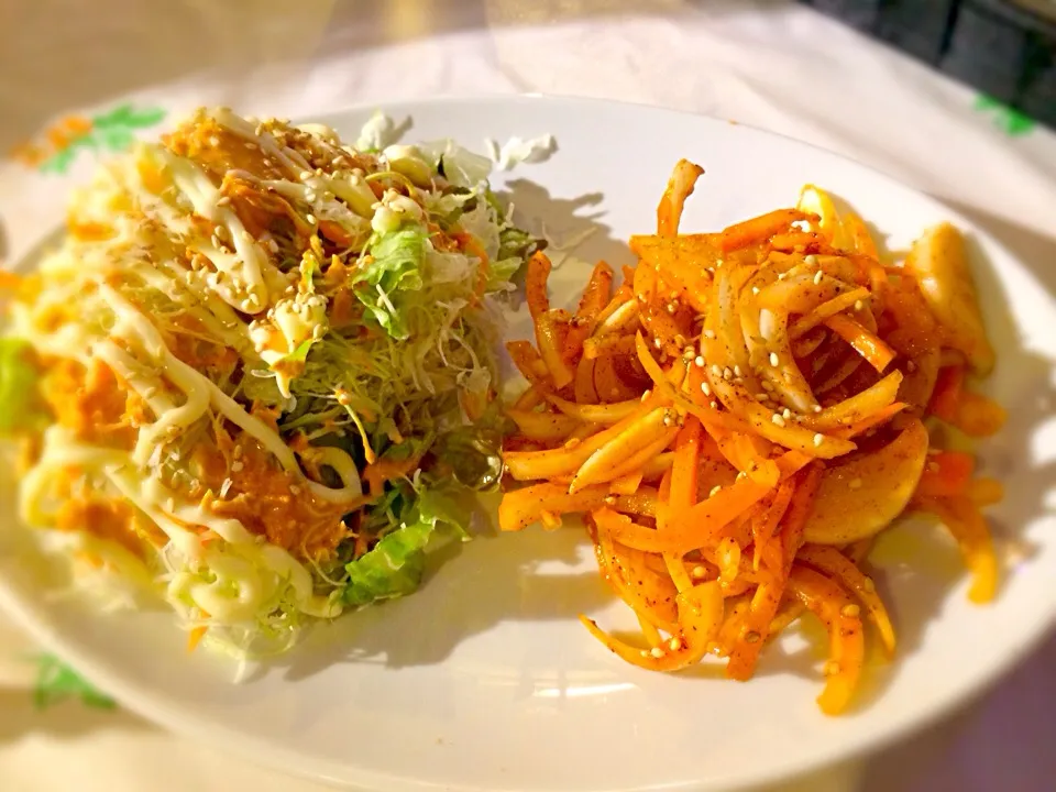 Spicy Onion & Cabbage Salad|Johnnyさん