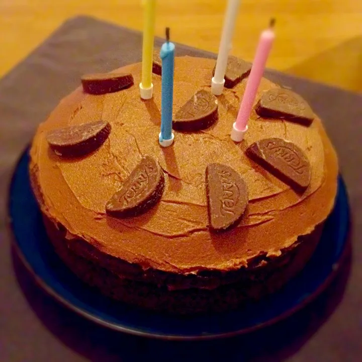 Chocolate orange birthday cake|Maryamさん