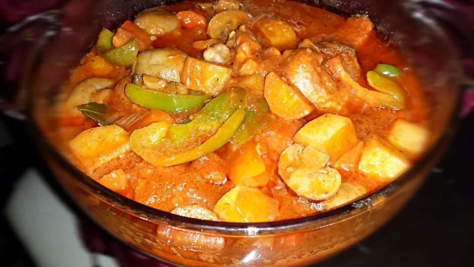 chicken stew / chicken caldereta|SarahJayeさん