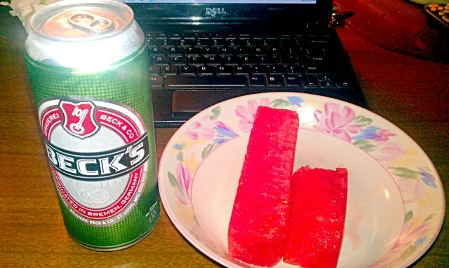 Beer and Watermelon LOL|mitchellさん