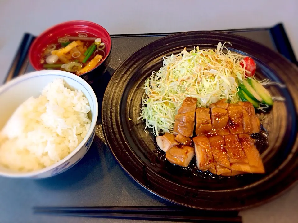 鳥の照り焼き定食|Johnnyさん