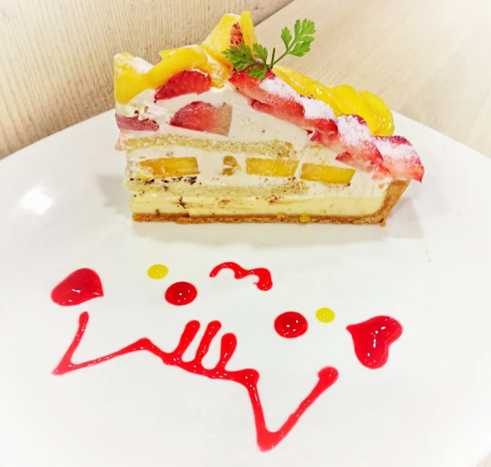 Mango and strawberry tart|michelleさん