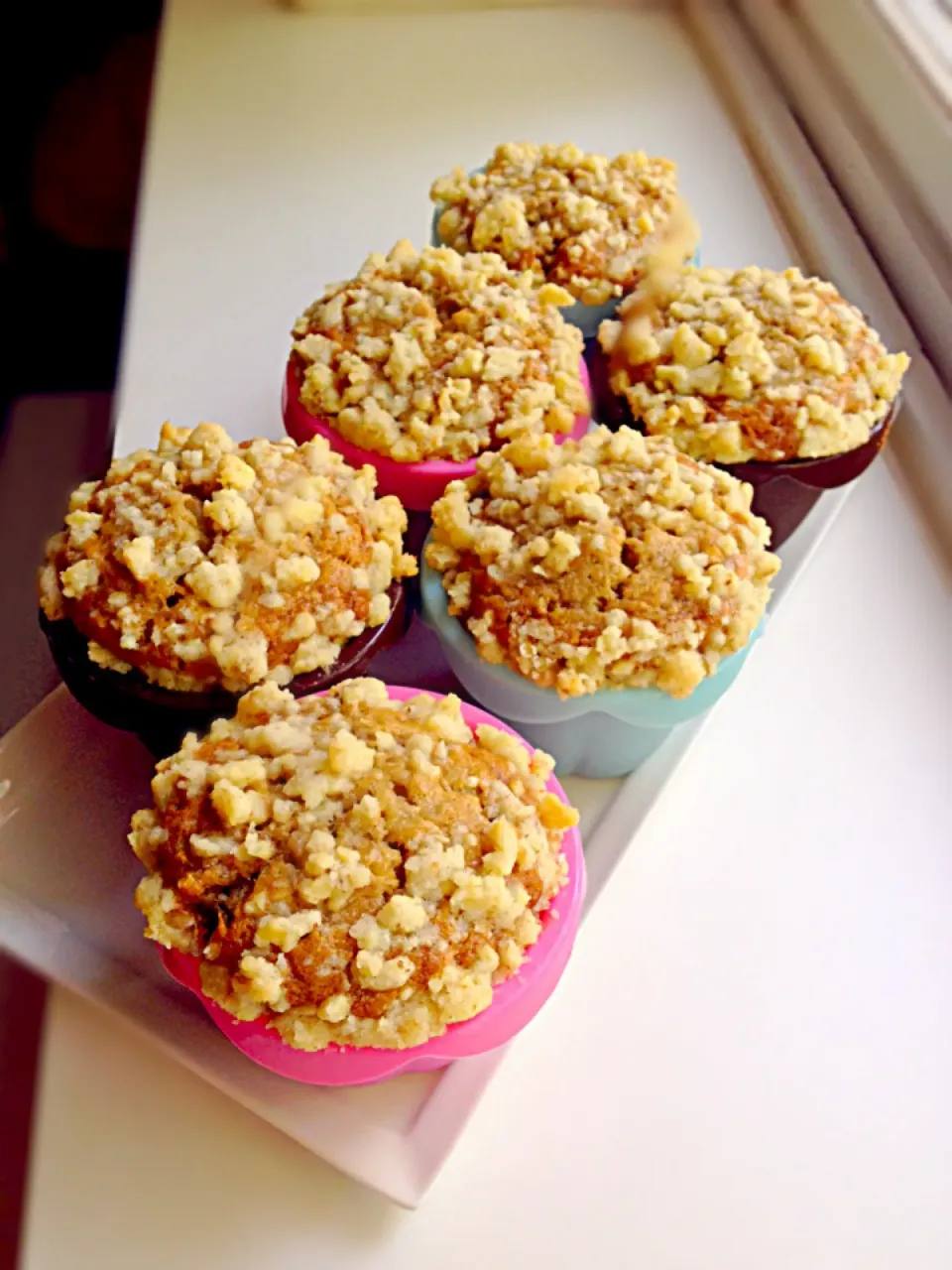 Banana muffins with walnut streusel|Bridgetさん