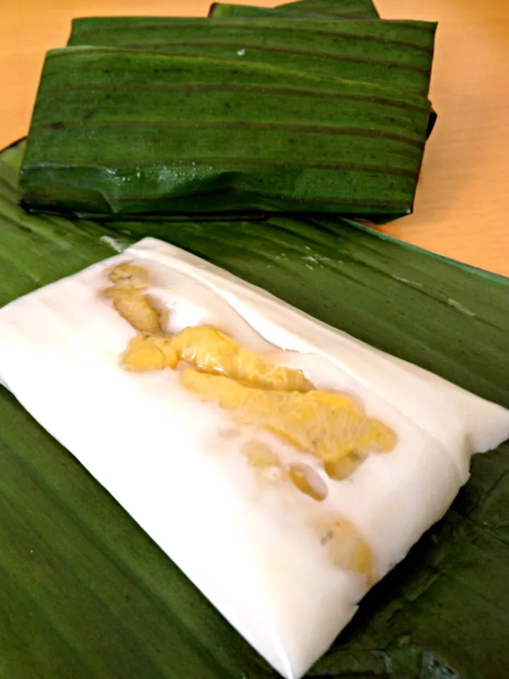 Snapdishの料理写真:Kueh Pisang (banana & mung bean flour)|12Dragonさん