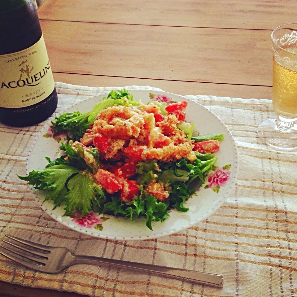 Calamari salad with wine|Nanako Oyamadaさん