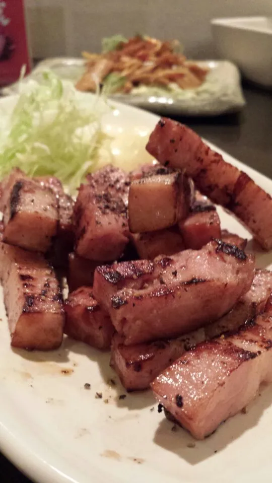 【沼津 いいっしょ】厚切りベーコン焼き|うめロクさん