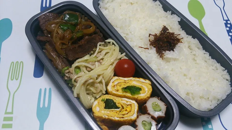 Snapdishの料理写真:10/24　高校生男子弁当|クッキングおやぢさん