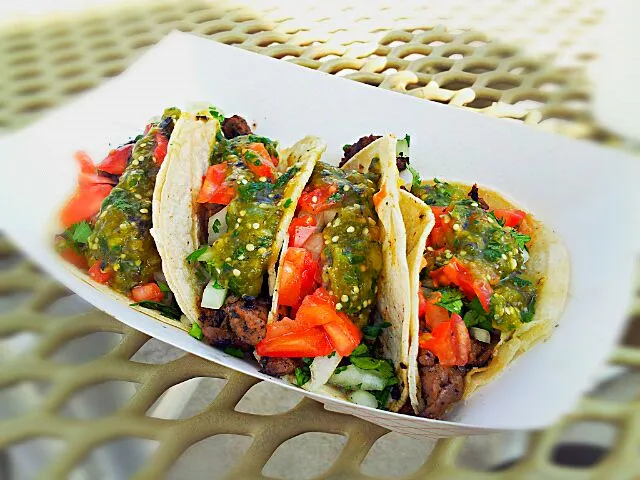 Snapdishの料理写真:Carne Asada Tacos|Chris Nguyenさん