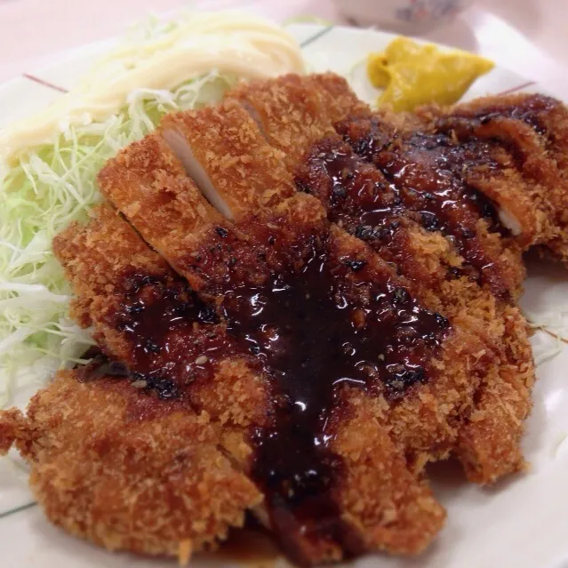 チキンカツ at 社員食堂|さるさん