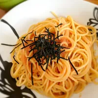 Snapdishの料理写真:明太子パスタ|Ayumi Nakagamiさん