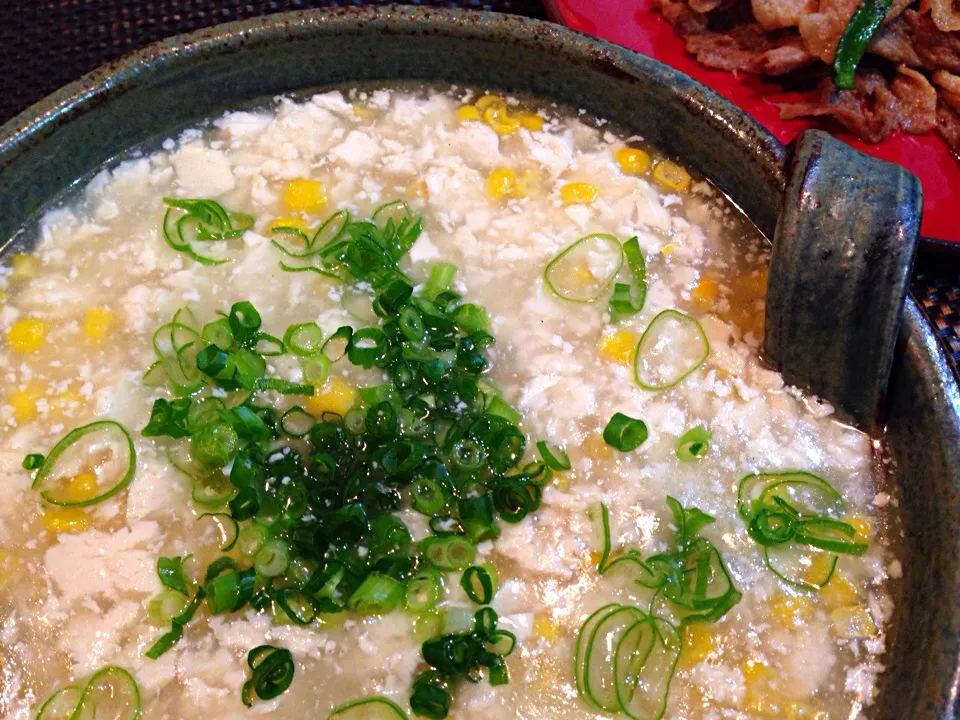 Snapdishの料理写真:くずし豆腐とろとろスープ♪♪♪|ランランらぁ〜んさん