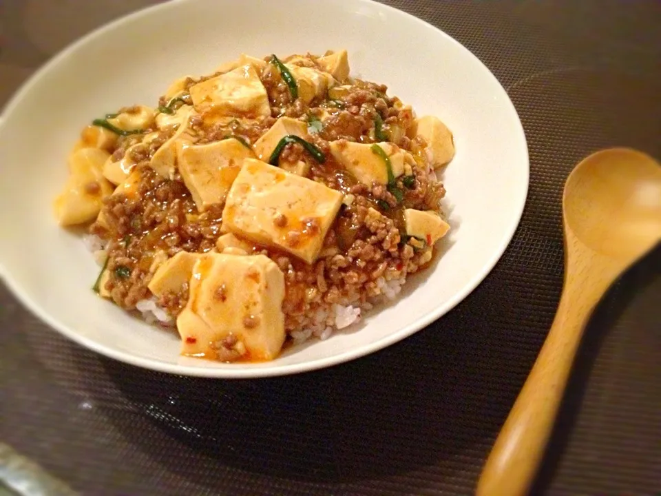 今日の晩御飯♡麻婆丼|あゆみさん