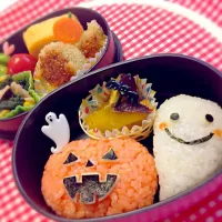 Snapdishの料理写真:ハロウィン弁当|みくみさん