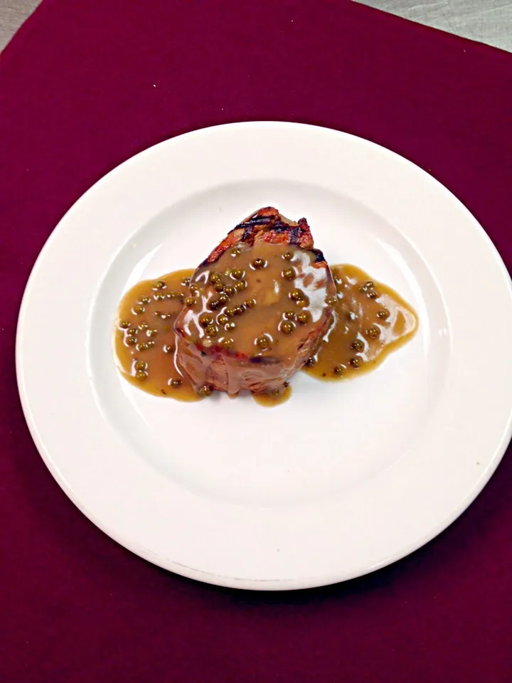 Filet with Peppercorn Demi-Glaze|Theran Conradさん