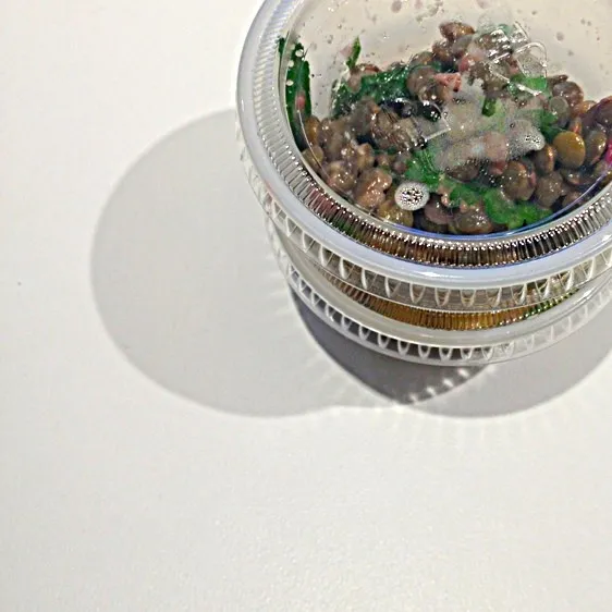 More freebies :) lentil and chickpea salad|morgan charlotteさん
