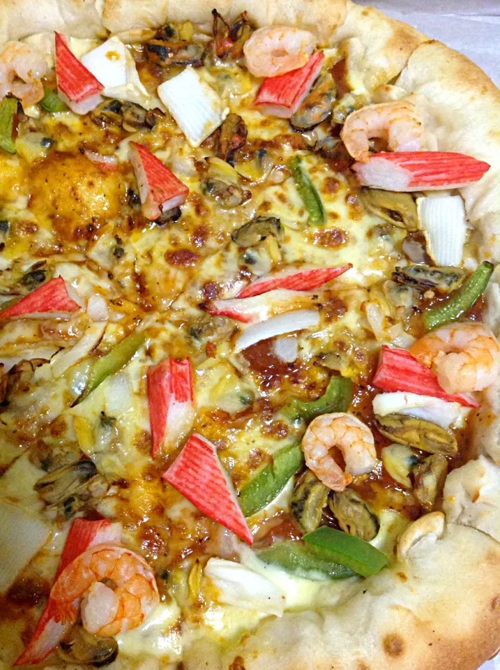 Pizza seafood🍕🍕|🍃aeyafternoon🌾さん