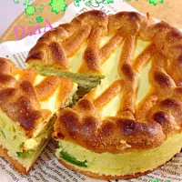 Snapdishの料理写真:アボカド💚チーズケーキ♡