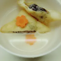 Snapdishの料理写真:豆腐入りとろろ団子汁