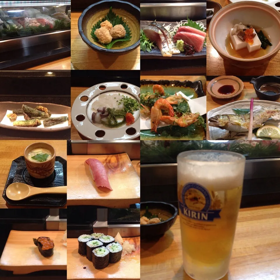 2013.10.25 お寿司屋さんのカウンターでお食事会🍻|ゆみずさん