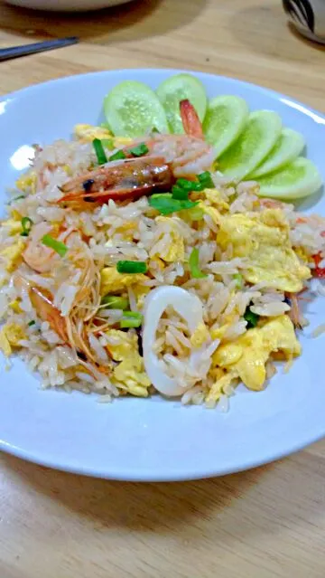 Snapdishの料理写真:Seafood Fried Rice...|Nanitaさん