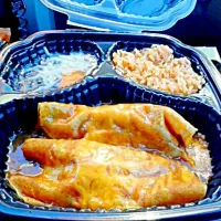 Chicken Enchiladas w/ Black Beans and Rice|Harrison Scalfさん