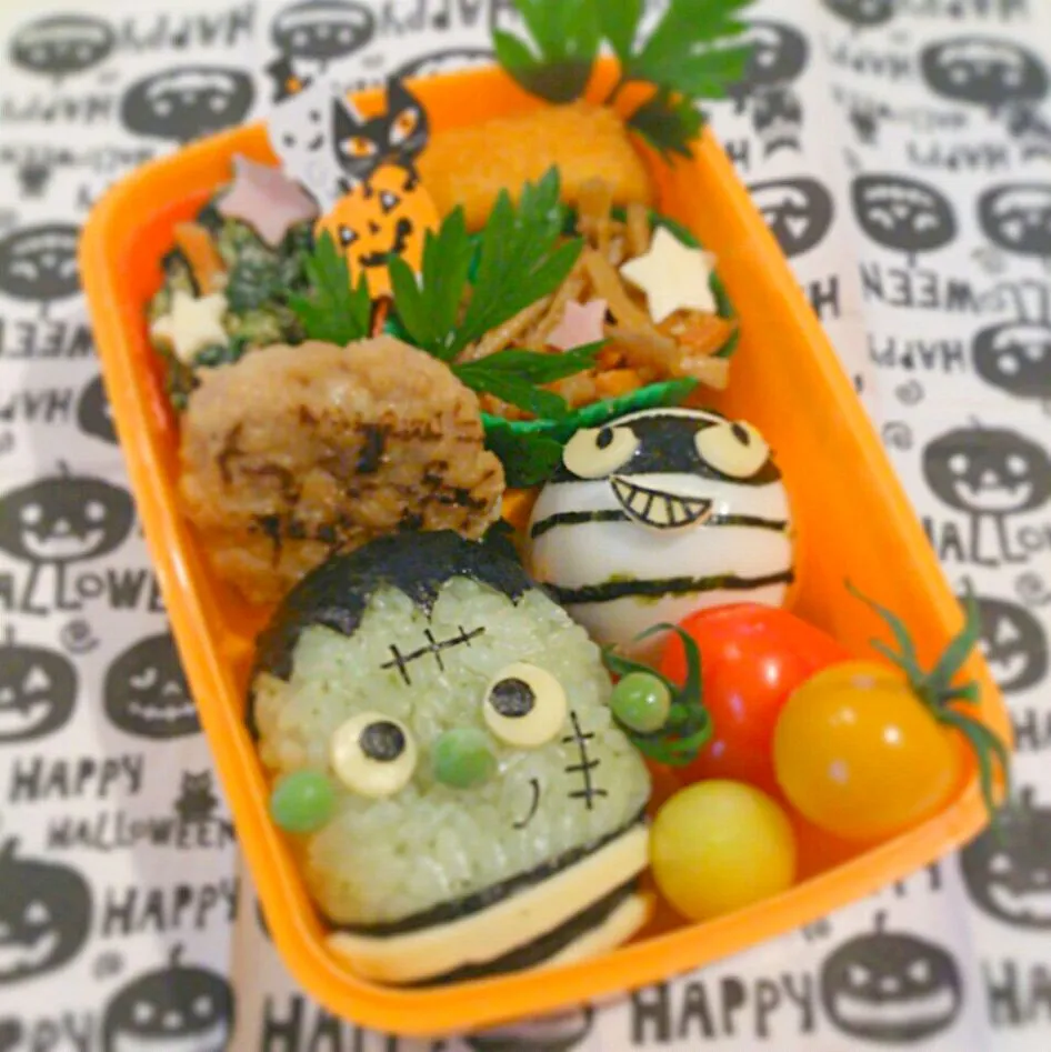 フランケン＆ミイラ男のハロウィン弁当☆|☆chico☆さん