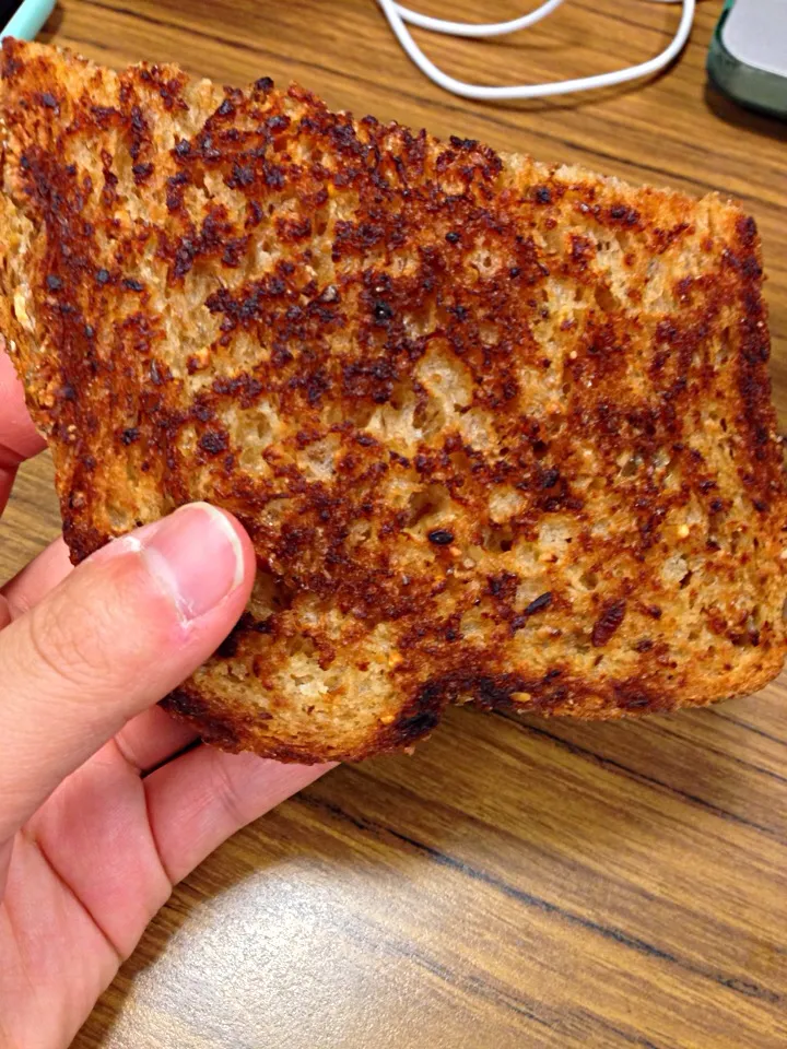 1/2 grilled cheese on multigrain (thanks Denny)|joie chowさん