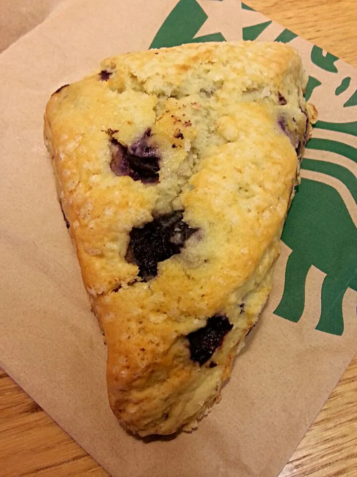 blueberry scone from starbucks|ash tamさん