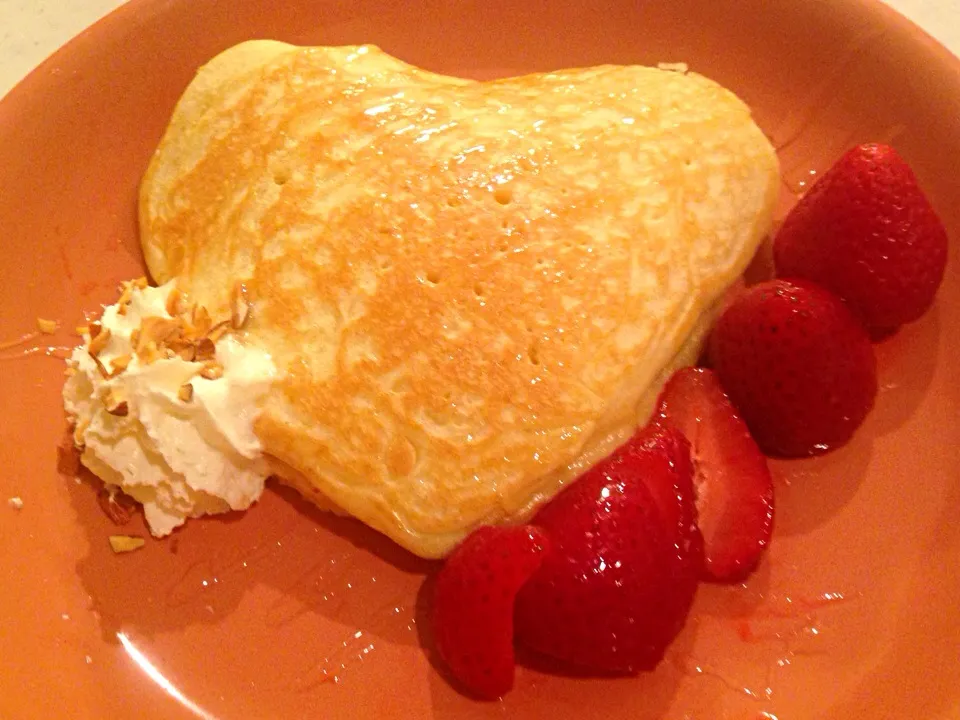 pancake shape of heart♡♡|hikariさん