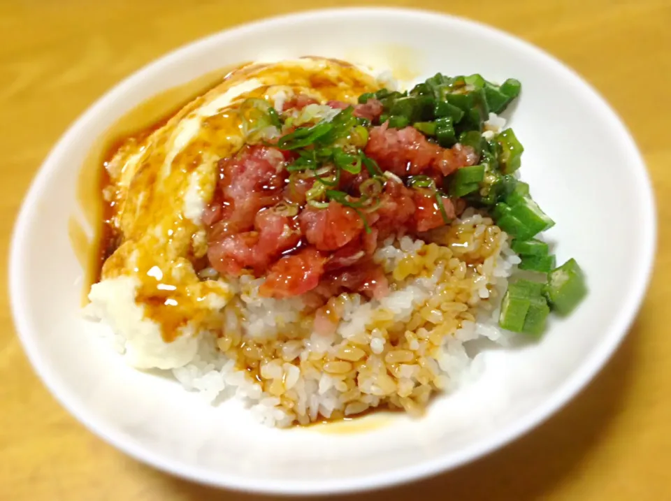 ねばねば丼|なつりんぽさん