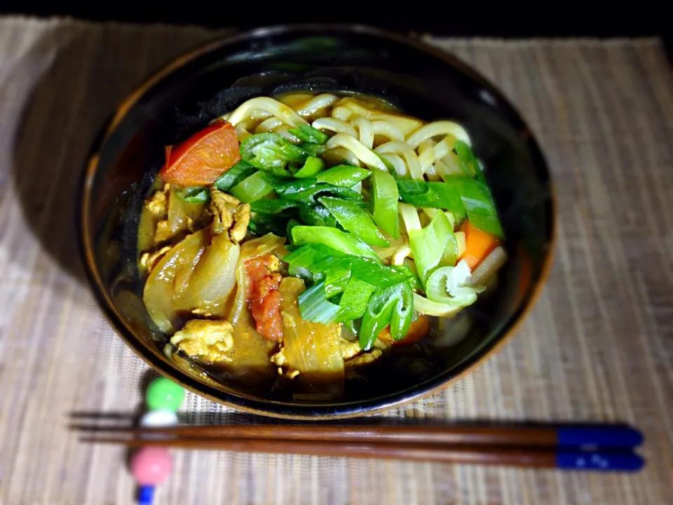 Snapdishの料理写真:カレー鍋からのカレーうどん|あつしさん