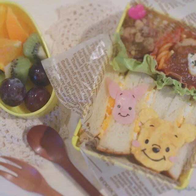 ブーさんのサンドイッチ弁当☆|☆chico☆さん