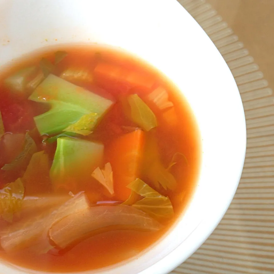 7種類の野菜の脂肪燃焼スープ|佐倉さん