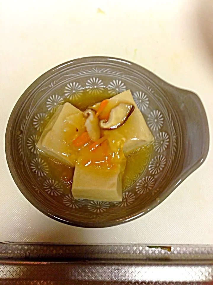 高野豆腐の中華あんかけ|アギトさん