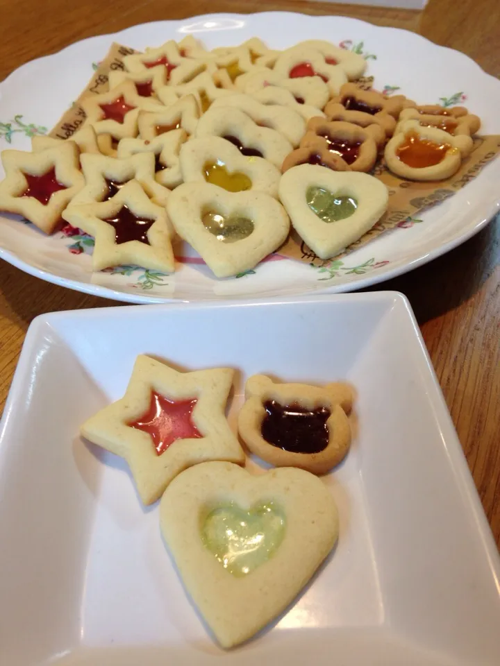 ステンドグラスクッキー🍪|まつださんさん