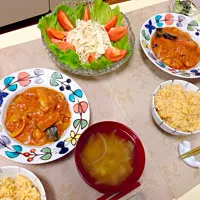 かぼちゃと鳥肉のトマト煮込み|かおりさん