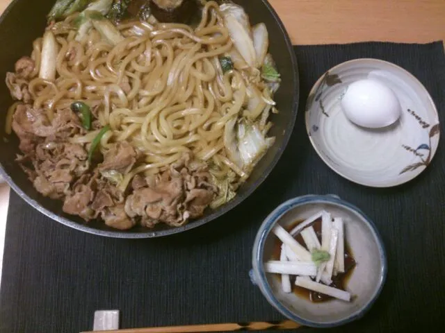 簡単！すき焼き風うどん。|cookingパパ五郎さん