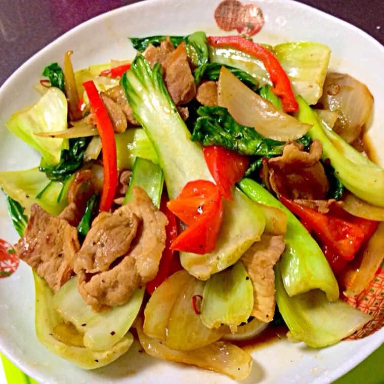 Chinese cabbage sauteed in Goma Oil|Jaimie Alvarezさん