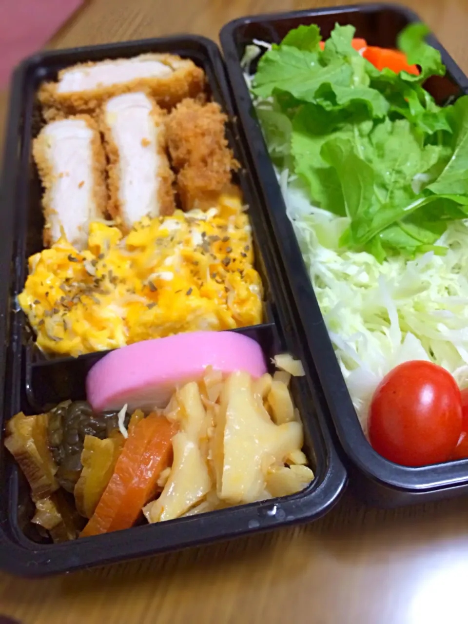 Snapdishの料理写真:週明けトンカツ弁当‼️|wildcat山猫さん