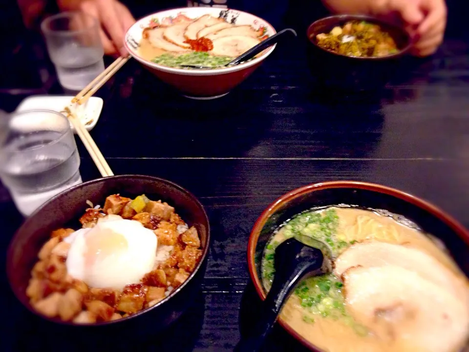 ラーメンと豚玉ご飯|Katsuさん