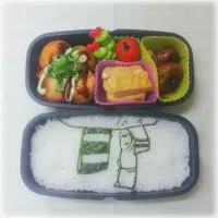 Snapdishの料理写真:旦那弁当！猫村さん！|icoryさん